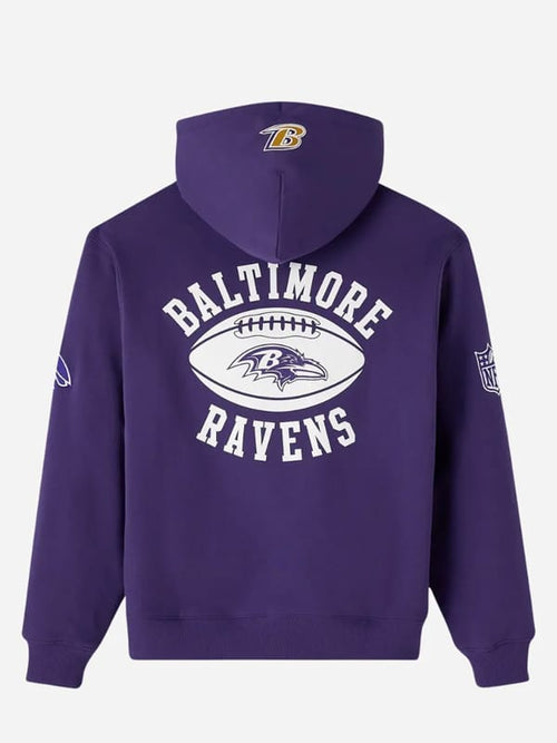 2025 OVO X Baltimore Ravens Blue Hoodie - view 2