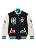 OVO x NFL Miami Dolphins Varsity Jacket