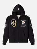 2025 OVO X Pittsburgh Steelers Black Hoodie