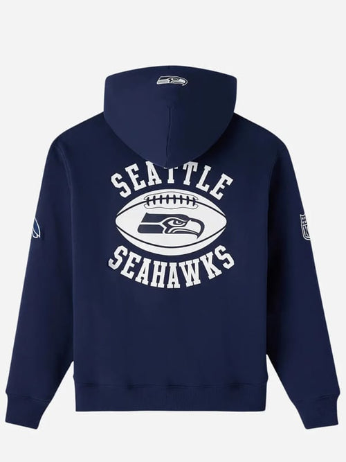 2025 OVO X Seattle Seahawks Navy Blue Hoodie - view 2