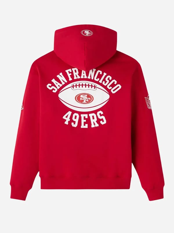 2025 OVO X San Francisco 49ers Red Hoodie - view 2