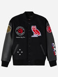 OVO x Toronto Raptors Black Varsity Jacket