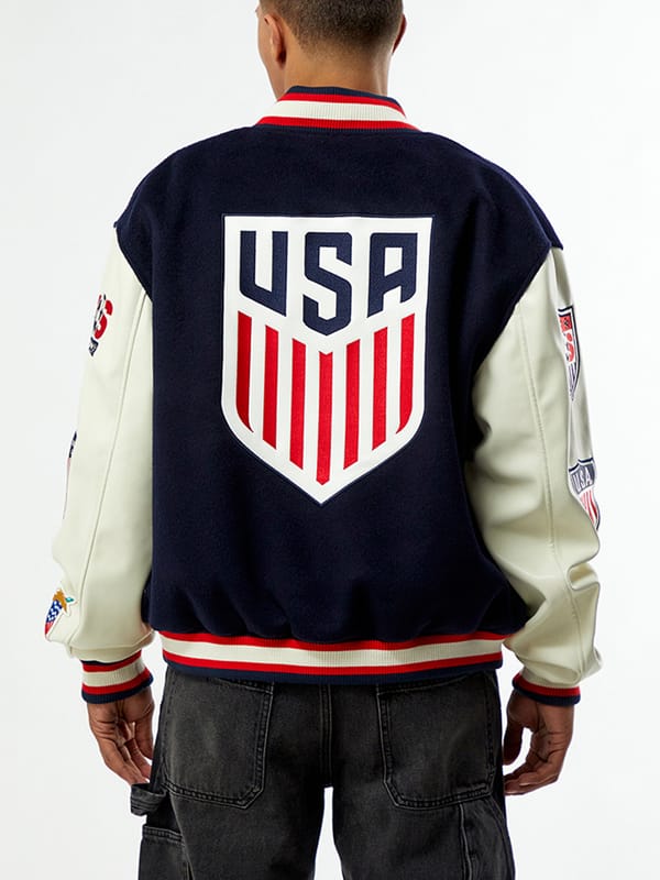 Pacsun U.S. Soccer x Jeff Hamilton Varsity Jacket - view 2