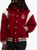Paris Saint-Germain Walk in Paris Red Varsity Jacket