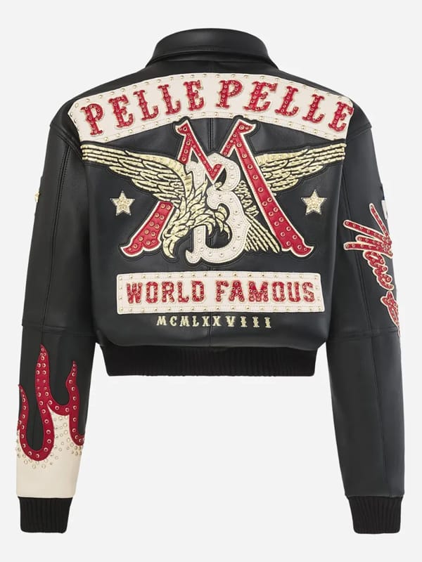 Pelle Pelle World Famous Black Leather Jacket - view 4
