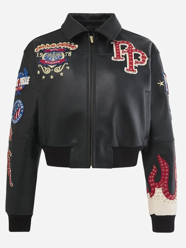 Pelle Pelle World Famous Black Leather Jacket