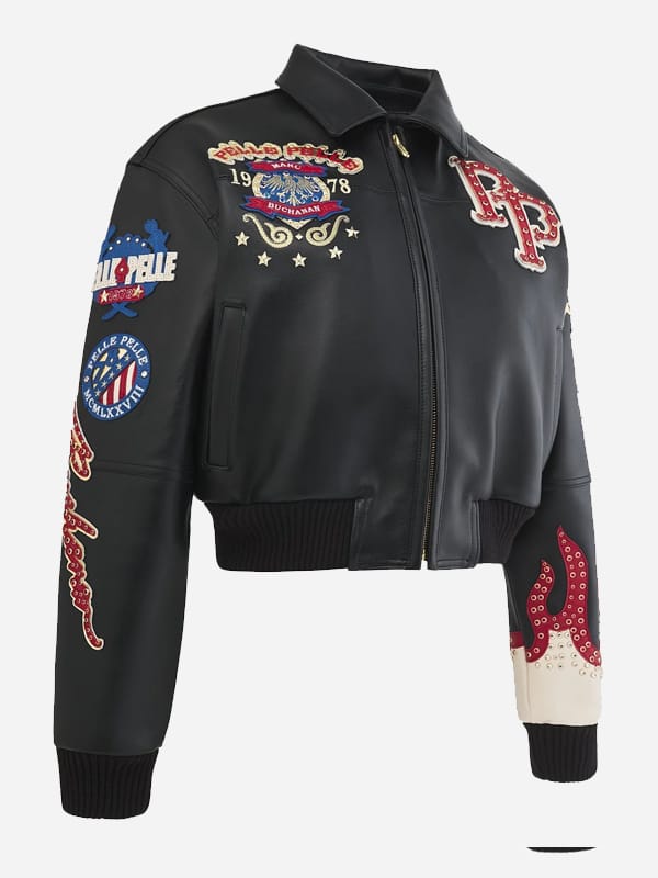 Pelle Pelle World Famous Black Leather Jacket - view 3