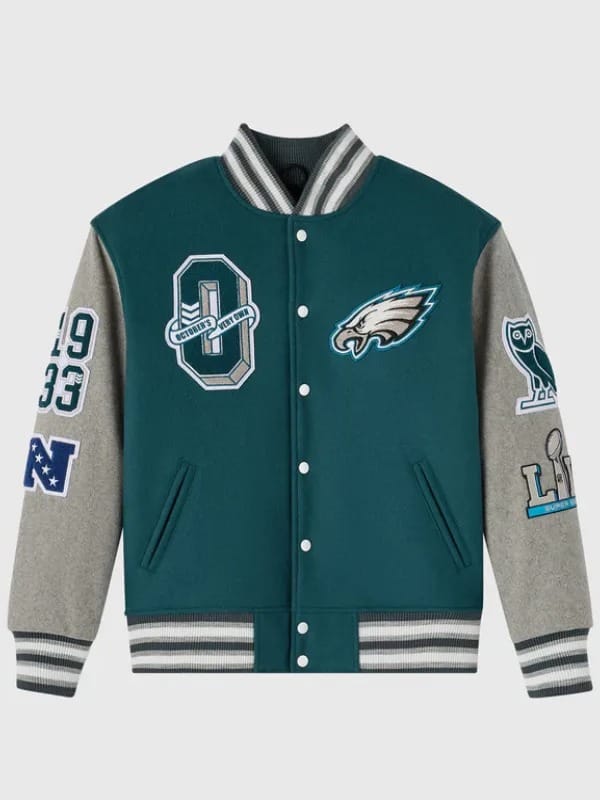 2025 OVO Philadelphia Eagles Varsity Jacket