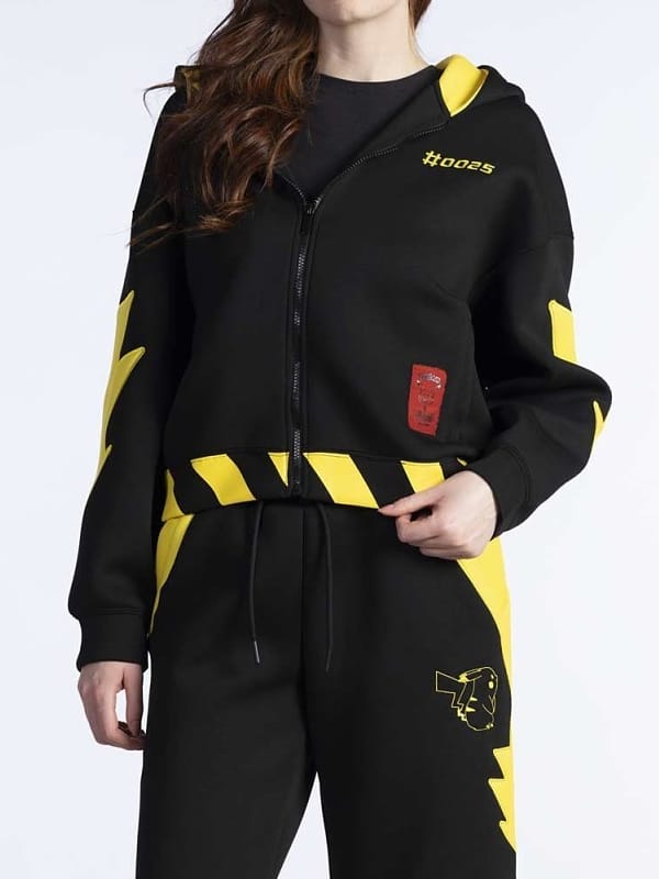 Pokémon × Jimmy Paul Difuzed Pikachu Crop Hoodie - view 2