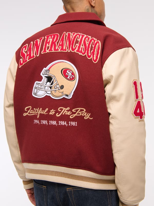 Abercrombie San Francisco 49ers Varsity Jacket - view 2