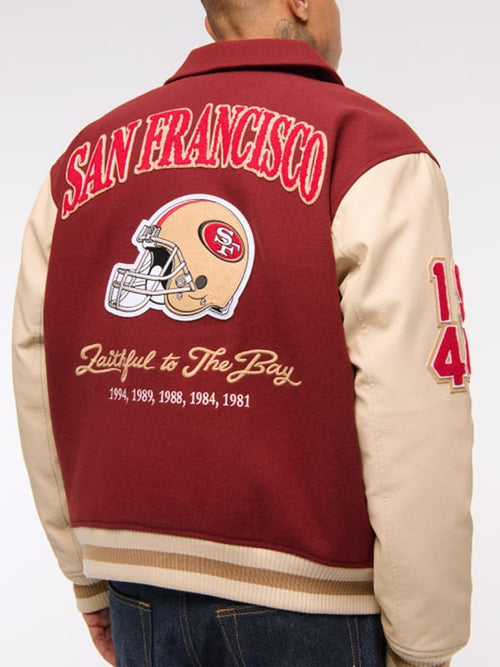 Abercrombie San Francisco 49ers Varsity Jacket - view 2
