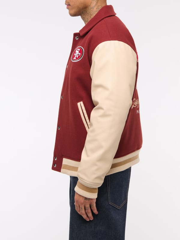 Abercrombie San Francisco 49ers Varsity Jacket - view 3