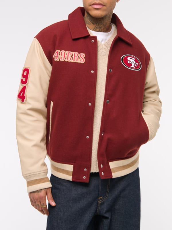 Abercrombie San Francisco 49ers Varsity Jacket