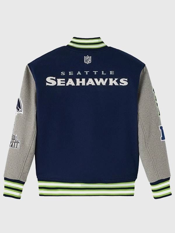 2025 OVO Seattle Seahawks Varsity Jacket - view 2