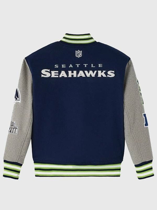 2025 OVO Seattle Seahawks Varsity Jacket - view 2