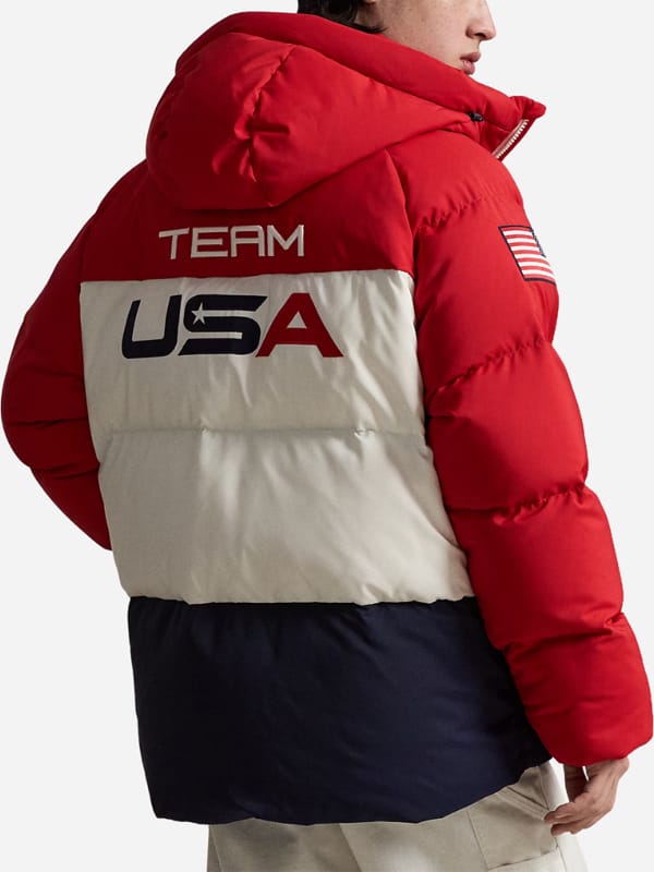 Team USA 2026 Closing Ceremony Red Hooded Jacket - view 2