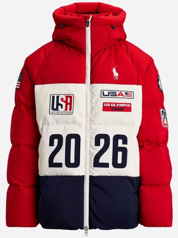 Team USA 2026 Closing Ceremony Red Hooded Jacket - view 3