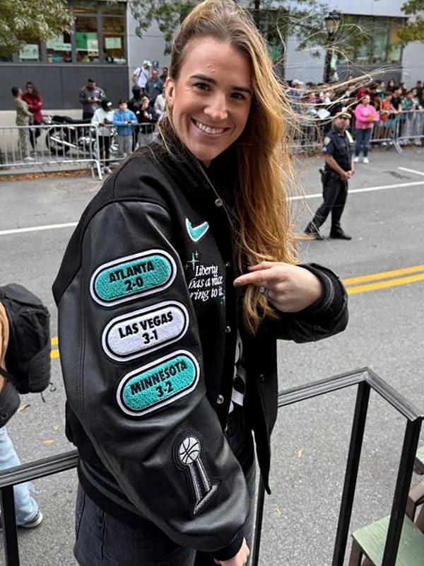 WNBA Liberty Championship Sabrina Ionescu Jacket - view 2