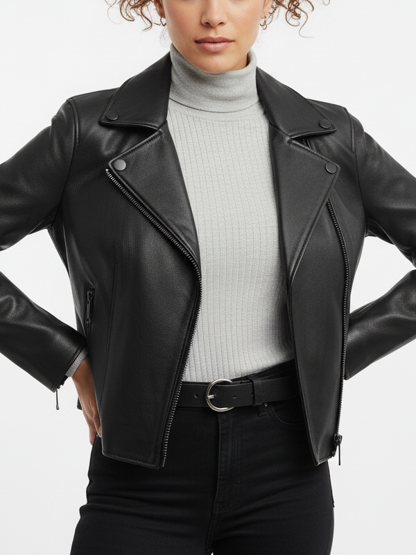 womens-moto-biker-leather-jacket Women's Moto Biker leather Jacket