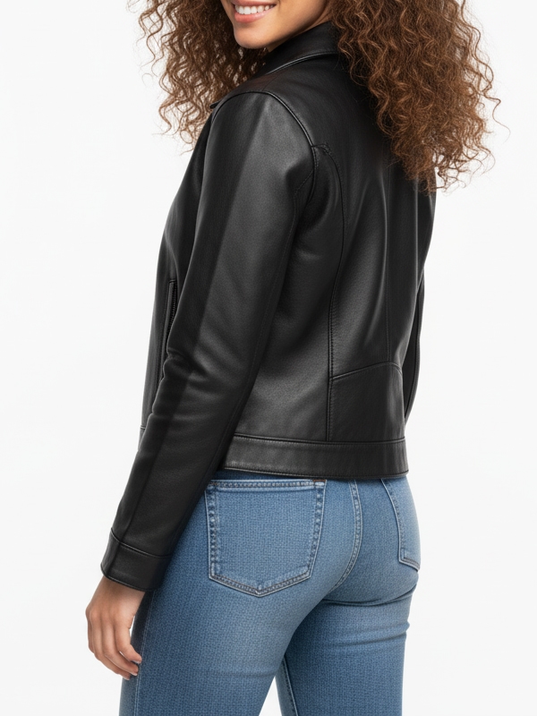 Women's Slim Fit Biker Jacket